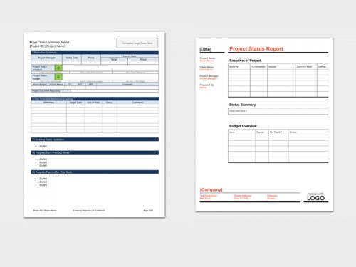 Status Report Templates